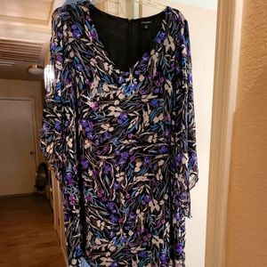 Comfortable! Plus size 22 flower print dress